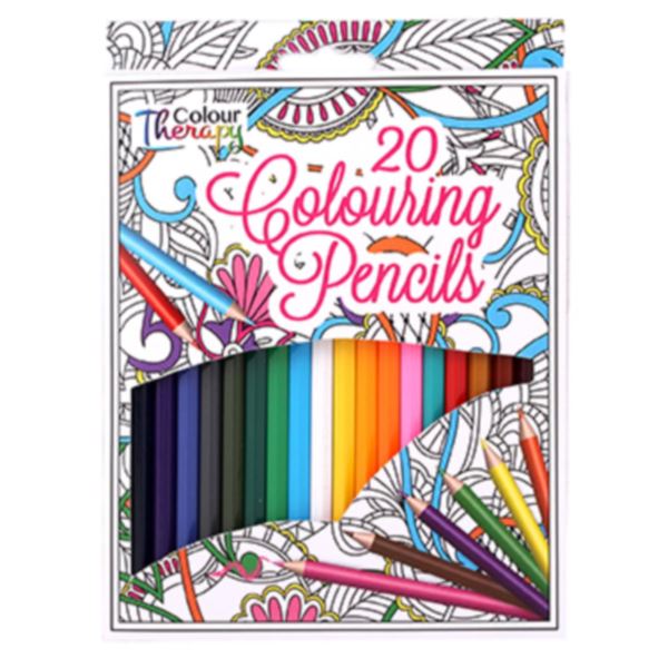 Colour Therapy 20 Full Size Colour Pencils