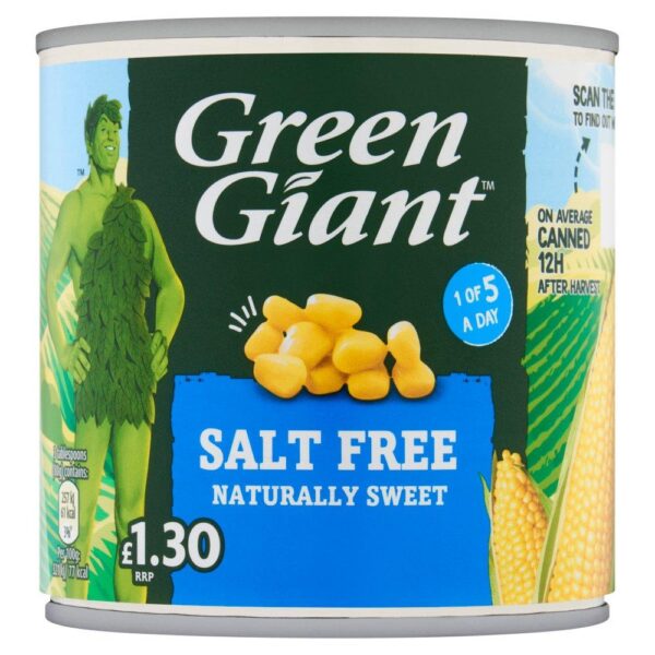 Green Giant Salt Free