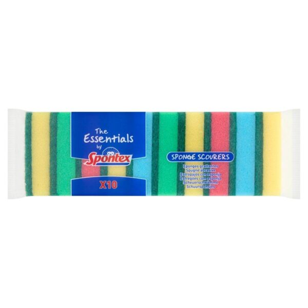 Spontex  The Essentials 10 Sponge Scourers
