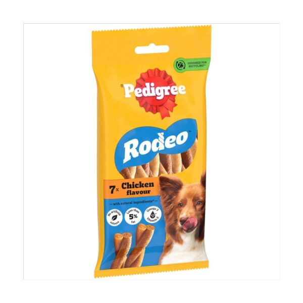 Pedigree Rodeo Chicken Dog Treats 7 Sticks
