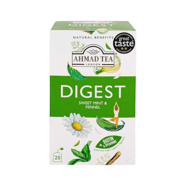 Ahmad Teabag Benefits Digest 40g