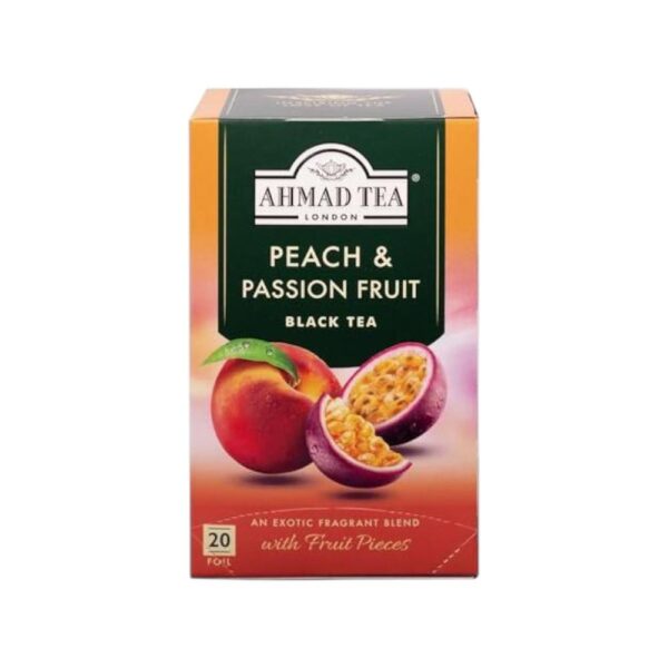 Ahmad Teabag Peach And Passion Fruit Black Tea 40g