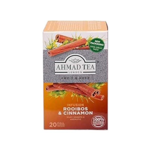 Ahmad Teabag Rooibos And Cinnamon 30g