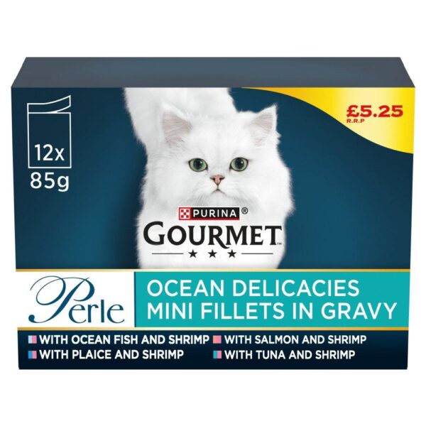 Gourmet Perle Ocean Delicacies Mini Fillets in Gravy 12