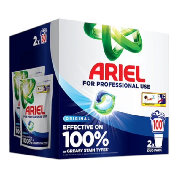 Ariel Professional All-in-1 Pods Washing Detergent Capsules Original 100 Washes