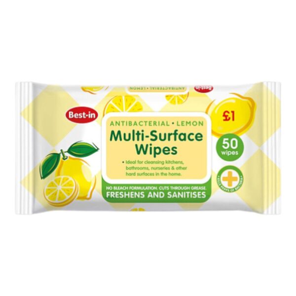 Bestin Multi Surface Wipes 50s