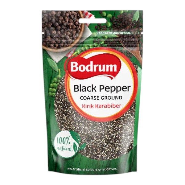 Bodrum Spice Black Pepper Coarse Ground 100g