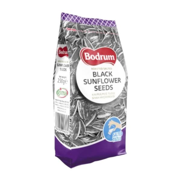 Bodrum Sunflower Seeds Black Salted (Purple) 250g