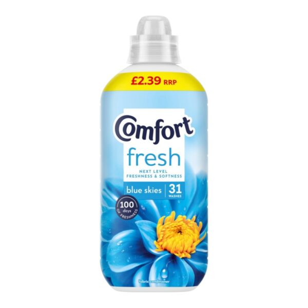 Comfort Fresh Fabric Conditioner Blue Skies 31 washes 930 Ml