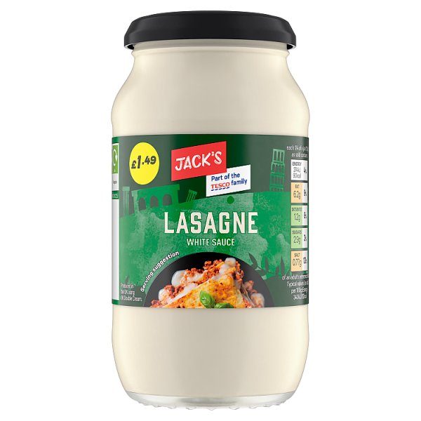 Jacks Lasagne White 400G