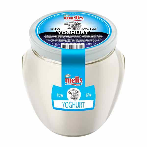 Melis Yoghurt Cow  5% Fat 530g