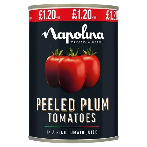 Napolina Peeled Plum Tomatoes in a Rich Tomato Juice