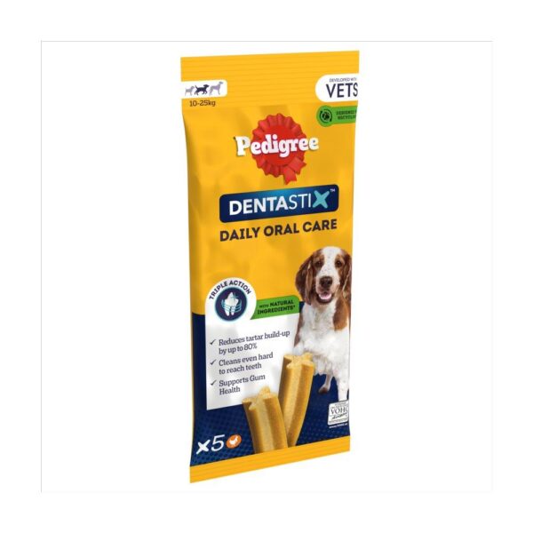 Pedigree® Dentastix™ Daily Dental Chews Medium Dog Treat 5 Sticks