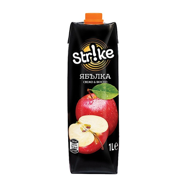 Strike Fruit Drink Apple 1L