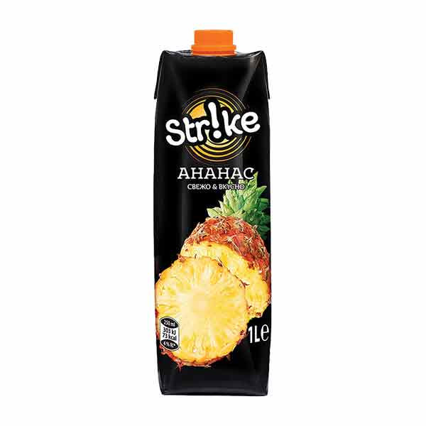 Strike Fruit Drink Pineapple 1L