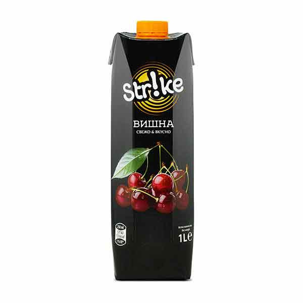 Strike Fruit Drink Sour Cherry 1L