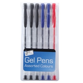 Tallon Assorted Gel Pen 6 Pack