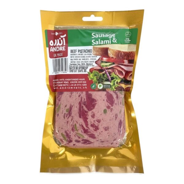 Andre Beef Pistachio Salami 250gr