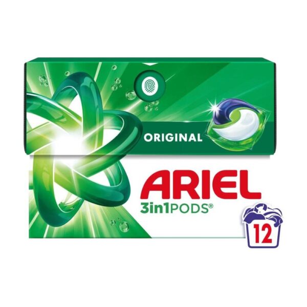 Ariel 3In1 Pods, Washing Capsules 12