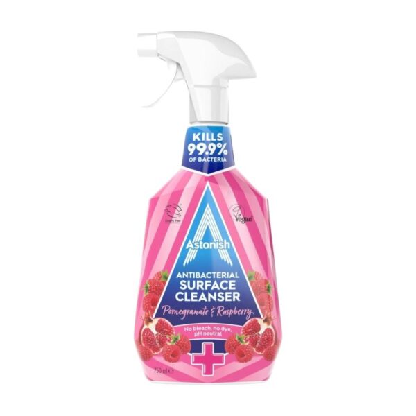 Astonish Pomegranate and Raspberry Antibacterial Surface Cleanser 750ml