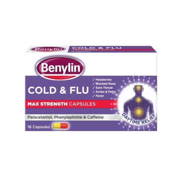 Benylin Cold and Flu Max Strength Capsules