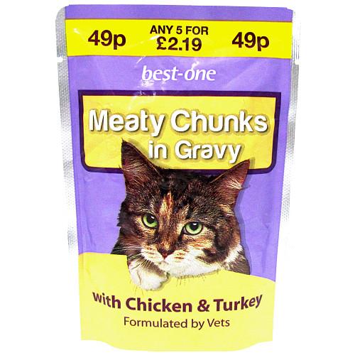 Bestone Cat Pouch Chicken and Turkey