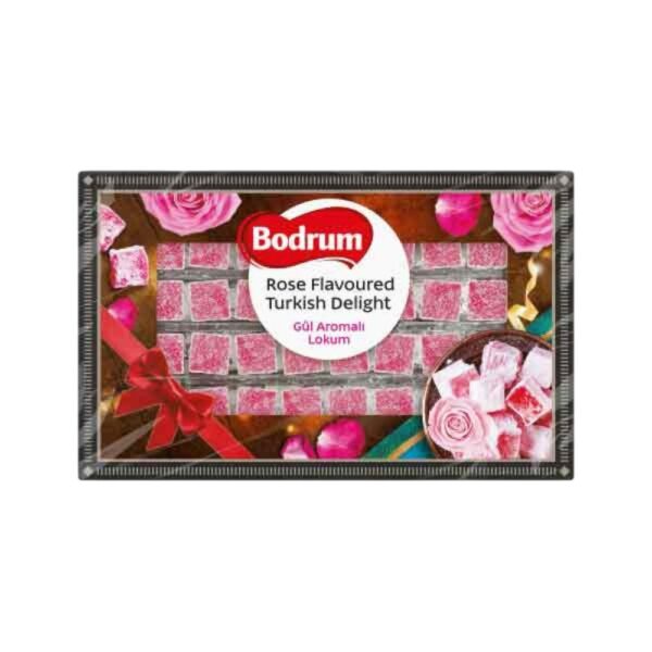 Bodrum Rose Flavoured Turkish Delight 350g