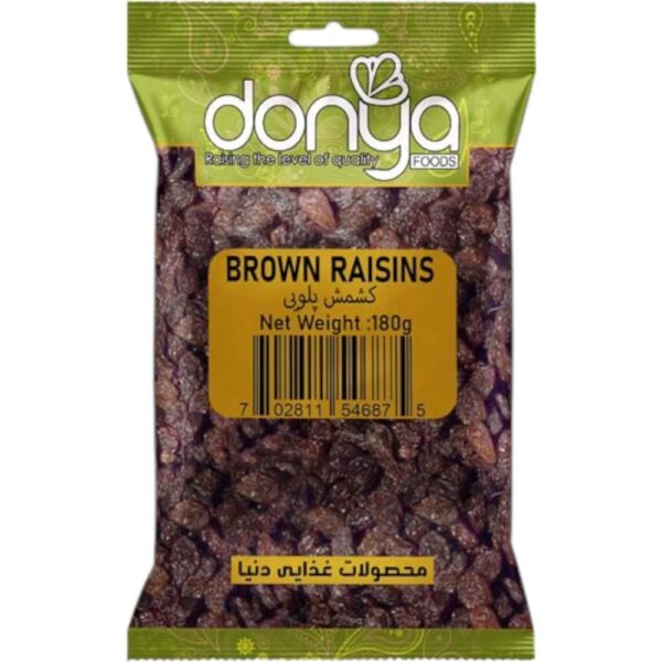 Donya Food Brown Sultana 180G