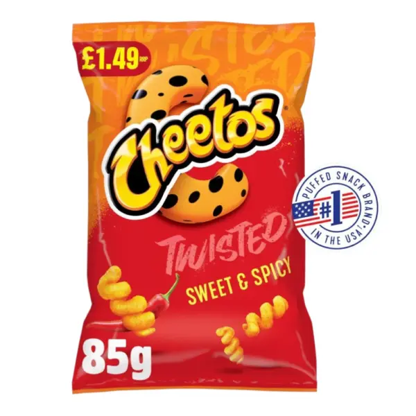Cheetos Twisted Sweet and Spicy Sharing Crisps 85g