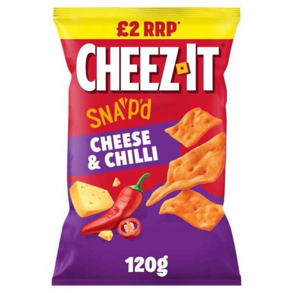 Cheez-It Cheese and Chilli Thin and Crispy Baked Snacks