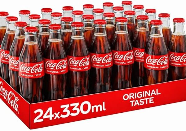 Coca-Cola Original Taste Glass Bottles 330Ml (24 Pack)