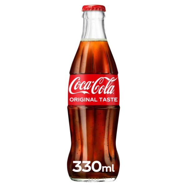 Coca-Cola Original Taste Glass Bottles 24 X 330Ml
