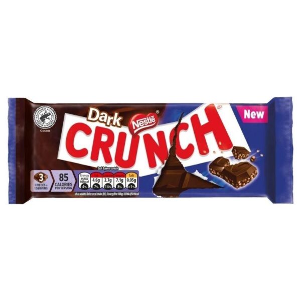 Crunch Dark Chocolate Bar 100g