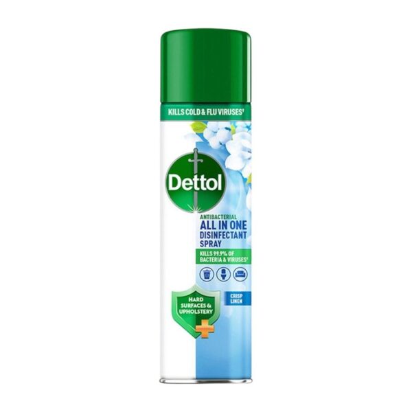 Dettol All-In-One Disinfectant Spray, Crisp Linen