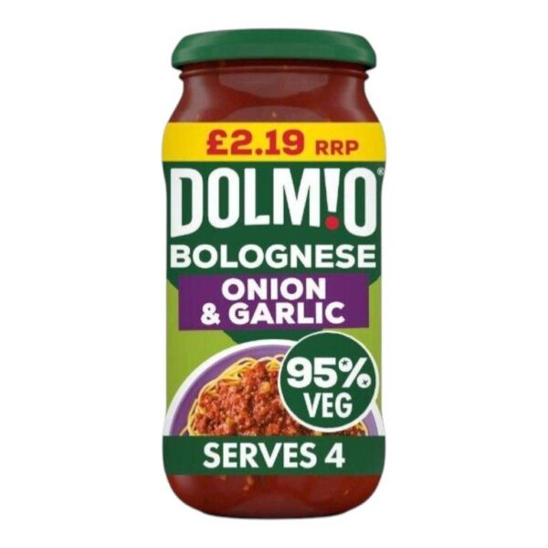 Dolmio Bolognese Onion and Garlic Pasta Sauce