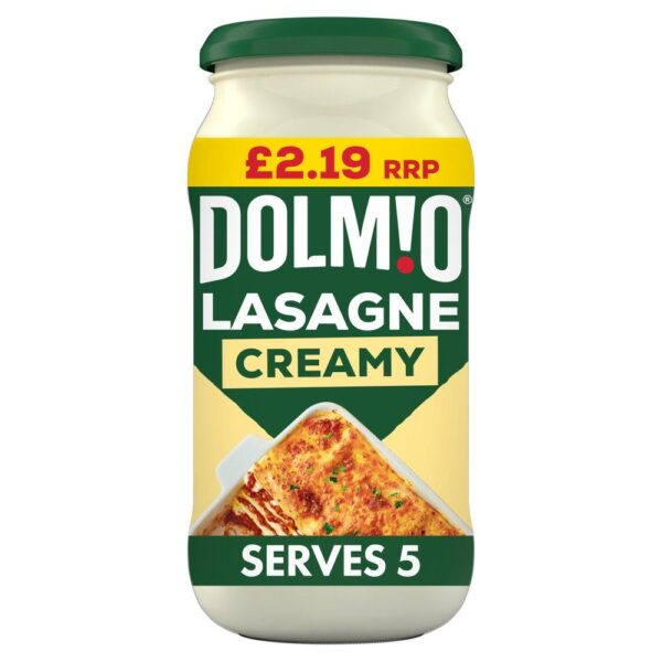 Dolmio Lasagne Creamy White Pasta Sauce