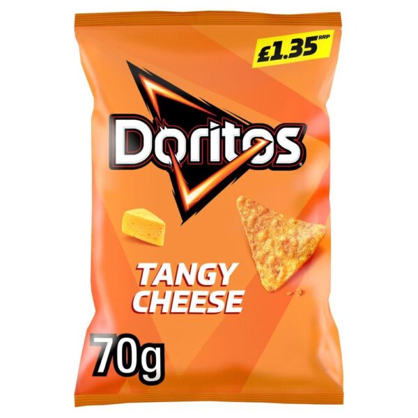 Doritos Tangy Cheese Tortilla Chips Crisps 70g