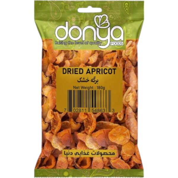Donya Food Dried Apricot (Bargeye Zardaloo) 180g