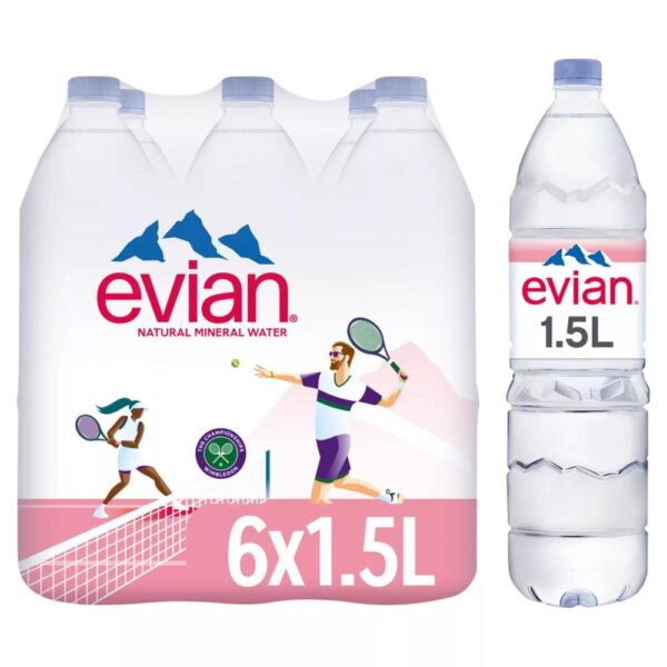 Evian Natural Mineral Water 1.5L