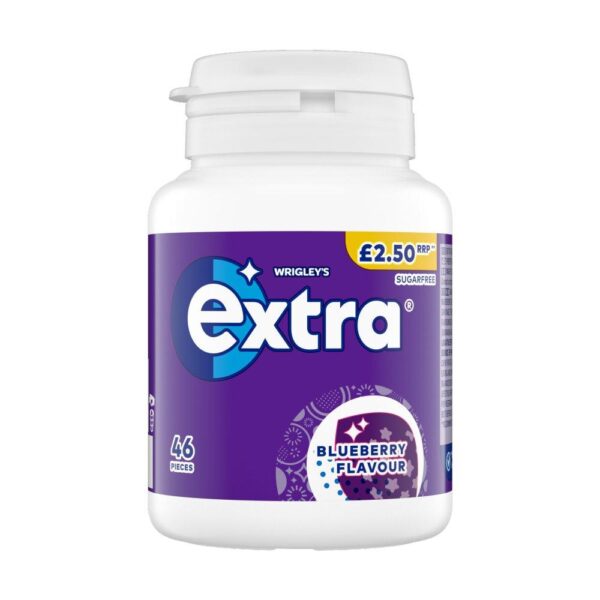 Extra Chewing Gum Bottle Blueberry X46 Pieces