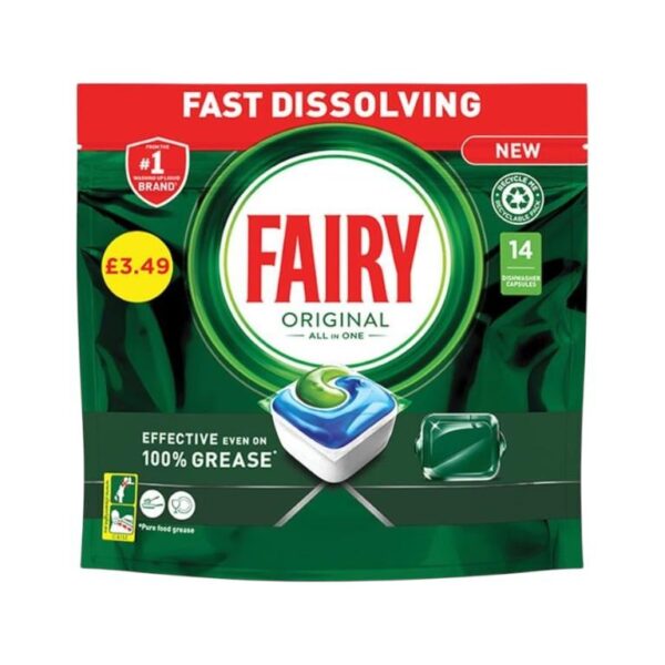 Fairy All In One Orig Dishwasher Tablets
