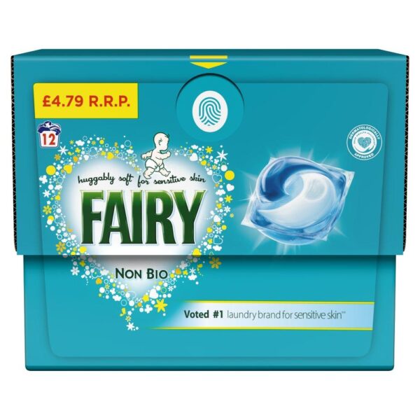 Fairy Non Bio Pods® For Sensitive Skin, 12 Washes