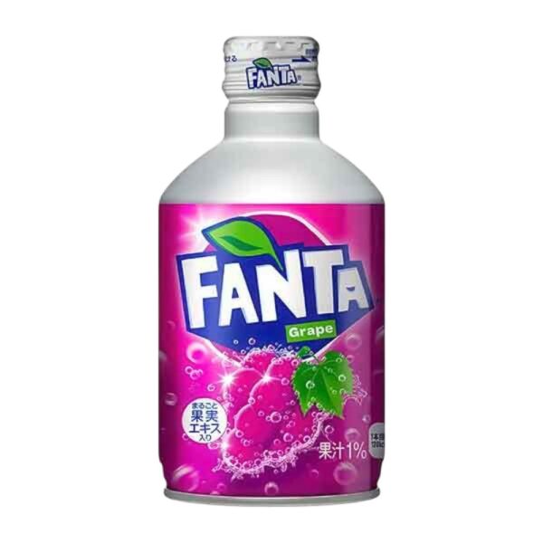 Fanta Grape Metal Bottle 300Ml