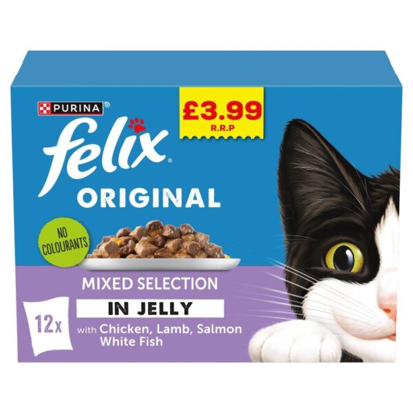 Felix Original Mixed Selection In Jelly Wet Cat Food