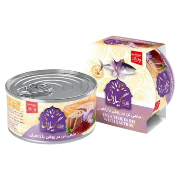 Gilani Tuna In Oil With Saffron 180G