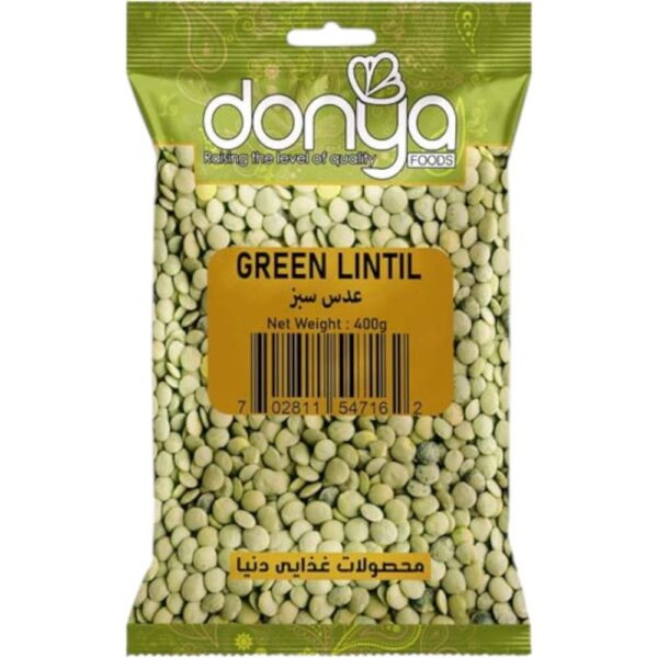 Donya Food Green Lentil 400G