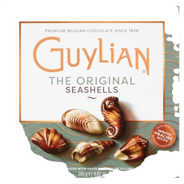 Guylian The Original Seashells 22 Chocolates With Hazelnut Praliné Filling 250g