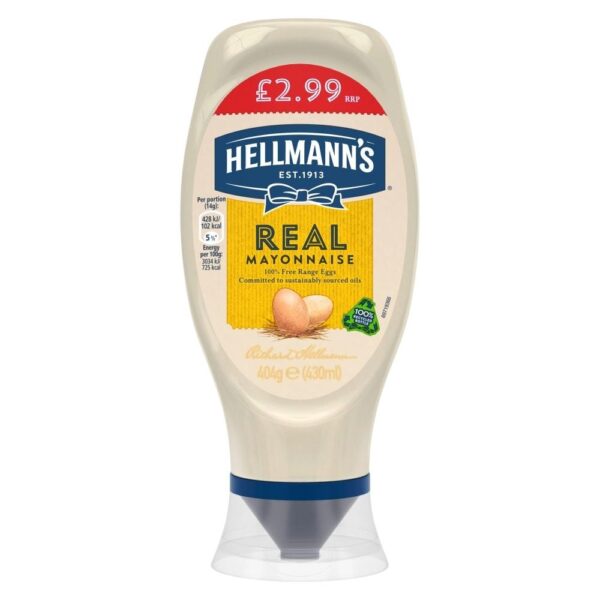 Hellmann'S Squeezy Mayonnaise Real