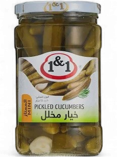1&1 Pickled Cucumber Mini Momtaz Jar 660G