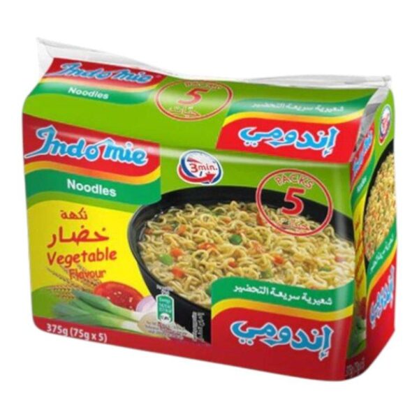 Indomie Noodles Vegetable 5pack 375g
